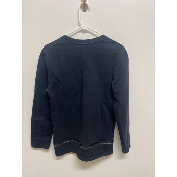 Zara Man Black Long Sleeve Shirt With Bold Letter Graphic - Picture 4 of 7